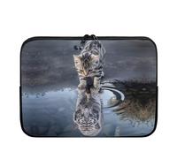 Custodia protettiva per laptop Cat 17 Tiger, borsa per computer da 17 pollici, con cerniera