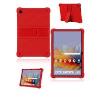 Custodia protettiva per Lenovo Tab M10 4th Gen Tablet 10.1 Pollici 2025 Ultima Yystao Bambini Morbido Silicone Tablet Cover Compatibile con Lenovo Tab M10 4th Gen TB311FU Supporto Regolabile (Rosso)