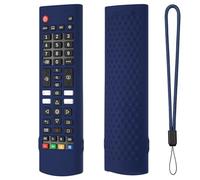 Custodia protettiva per LG AKB75375604 AKB75095302 AKB73715601 per LG AKB Series Smart TV Remote Cover in morbido silicone (blu scuro)