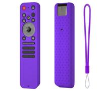 Custodia Protettiva per LG MR25GA Magic Telecomando, Copertura Protettiva in Silicone Antiurto Antiscivolo con Cordino per MR25GA Magic Telecomando (Viola)