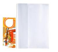 Custodia protettiva per libri di testo - Copertina protettiva trasparente per libri di scuola per PC, copertine trasparenti riutilizzabili per libri, libri di testo, libri di testo