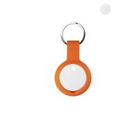 Custodia protettiva per localizzatore Chipolo anti-perdita con portachiavi in silicone, resistente ed elegante, impermeabile, anti-caduta, arancione