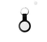 Custodia protettiva per localizzatore Chipolo anti-perdita con portachiavi in silicone, resistente ed elegante, impermeabile, anti-caduta, colore nero