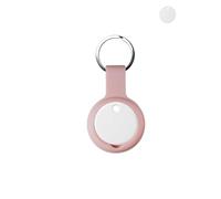 Custodia protettiva per localizzatore Chipolo anti-perdita con portachiavi in silicone, resistente ed elegante, impermeabile, anti-caduta, rosa