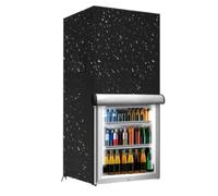 Custodia protettiva per mini frigorifero esterno - custodia protettiva per frigorifero per bevande, guarnizione magnetica, resistente ai raggi UV, chiusura lampo, per dormitorio, cucina, campeggio