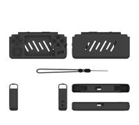 Custodia protettiva per Miyoo A30 Console di gioco Copertura protettiva silicone Anti goccia anti graffio Manicotto protettivo Antiscivolo Morbida pelle protettiva a conchiglia (Nero)