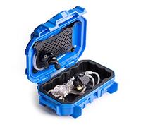 Custodia protettiva per monitor in ear per IEM, impermeabile, realizzata negli Stati Uniti, adatta per KZ ZS10/ZS10 Pro/ZSN/ZST/AS10/AS16/Sure SE215-CL/SE201-K (blu)