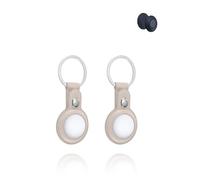 Custodia protettiva per Motorola Smart Tag - Custodia protettiva in pelle PU con portachiavi, design anti-smarrimento, confezione da 2, colore: rosa
