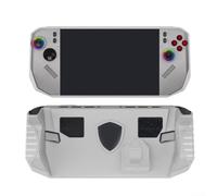 Custodia protettiva per msi Claw A8, morbida e trasparente, per guscio posteriore in TPU con supporto, protezione completa, design anti-shock per accessori da gioco, ritagli precisi, nero (bianco)