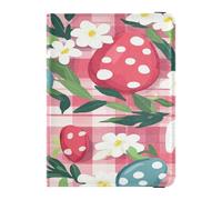 Custodia protettiva per passaporto in pelle PU Combo leggera custodia protettiva per vaccino per donne ragazza organizer documenti accessori viaggio giorno Pasqua uova di Pasqua orecchie di coniglio