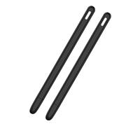 Custodia protettiva per penna stilo per tablet 2X per Pencil 2, custodia portatile in silicone morbido, accessorio nero