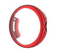 Custodia protettiva per Pixel, Custodia protettiva morbida TPU, All-Around, A prova di urti, Resistente ai graffi, Custodia per orologio (rosso)