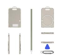 Custodia protettiva per PLAUD Note/Note pro (2025) Custodia rigida in PC Shell antipolvere e resistente alle cadute (grigio trasparente)