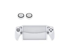 Custodia protettiva per PlayStation Portal Protezione completa Custodia in silicone morbido antiurto Antigraffio Anti-Scivolo Pelle protettiva a conchiglia Manicotto protettivo (Bianco)