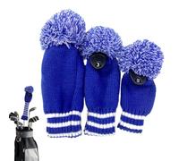 Custodia protettiva per racchette da golf - Golf Driver - Custodia protettiva per la testa in tre pezzi in maglia morbida protezione per racchette da palla, per sport da giardino, torneo