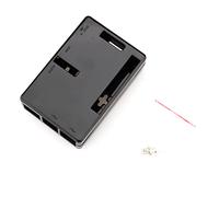 Custodia protettiva per Raspberry Pi in materiale ABS, con design per montaggio a parete e buona dissipazione del calore, facile accesso al pulsante