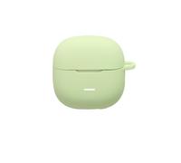 Custodia protettiva per Redmi Buds 8 Active, cover morbida in silicone con design antiurto, compatibile con ricarica wireless, con moschettone, accessori per auricolari (verde matcha)