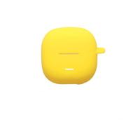 Custodia protettiva per Redmi Buds 8 Active, cover morbida in silicone con design antiurto, compatibile con ricarica wireless, con moschettone, accessori per auricolari (giallo)