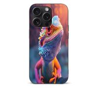 Custodia protettiva per rettili con drago barbuto, lucertola, compatibile con iPhone 15/Plus/Pro/Pro Max, custodia antiurto