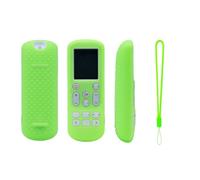 Custodia Protettiva per Samsung ARH-2201 DB93-1463T DB93-15882Q Telecomando del Climatizzatore, Custodia Protettiva in Morbido Silicone Antiurto e Antiscivolo con Cordino (Verde fluorescente)