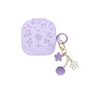 Custodia protettiva per Samsung Buds 4 Pro, custodia protettiva ultra sottile da 2 mm a 360° con design in rilievo 3D, custodia protettiva compatibile con ricarica wireless per Buds 4 accessori (blu)