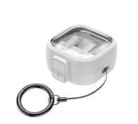 Custodia protettiva per Samsung Galaxy Buds 4 Pro/Buds 4, antiurto, anti-goccia, con blocco di sicurezza e moschettone, protezione completa per auricolari Galaxy Buds 4 Pro/4 (bianco)