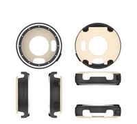 Custodia protettiva per schermo per Garmin Vivoactive 6/for active 6, copertura protettiva, protezione antigraffio per lunetta, sostituzione, copertura completa con paraurti (Nero)