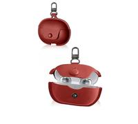 Custodia protettiva per Sennheiser ACCENTUM Open Wireless Earbuds, morbida custodia in pelle PU con antiurto e antigraffio e stile business, rosso