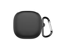 Custodia protettiva per SHOKZ OpenFit 2+ T921 cuffie Resistente alla polvere, ai graffi e agli urti Manicotto protettivo con moschettone Pelle per auricolari Guscio (Nero)
