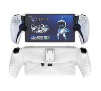 Custodia protettiva per Sony PlayStation Portal, con supporto,TPU Pelle della manica del controller della console di gioco,Gioco macchina Grip Shell Case, assorbimento degli urti antigraffio (Bianco)