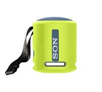 Custodia protettiva per Sony SRS-XB100 XB13, custodia in silicone morbido, antigraffio e antipolvere, con passante per cinghia (giallo)