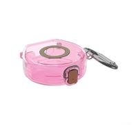 Custodia protettiva per stazione di ricarica Oura Ring 5, per TPU Shell con chiusura sicura, per tasca slim fit, 6,8 x 6,7 cm, colore: rosa