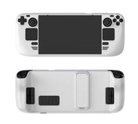 Custodia Protettiva per Steam Deck, Custodia Colorata per Console di Gioco Portatile Custodia Protettiva Antigraffio a Prova di Polvere con Supporto per Steam Deck Oled Accessori (Bianco)