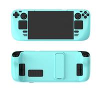 Custodia Protettiva per Steam Deck, Custodia Colorata per Console di Gioco Portatile Custodia Protettiva Antigraffio a Prova di Polvere con Supporto per Steam Deck Oled Accessori (Blu chiaro)