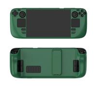 Custodia Protettiva per Steam Deck, Custodia Colorata per Console di Gioco Portatile Custodia Protettiva Antigraffio a Prova di Polvere con Supporto per Steam Deck Oled Accessori (Verde)