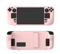 Custodia Protettiva per Steam Deck, Custodia Colorata per Console di Gioco Portatile Custodia Protettiva Antigraffio a Prova di Polvere con Supporto per Steam Deck Oled Accessori (Rosa)