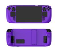 Custodia Protettiva per Steam Deck, Custodia Colorata per Console di Gioco Portatile Custodia Protettiva Antigraffio a Prova di Polvere con Supporto per Steam Deck Oled Accessori (Viola scuro)