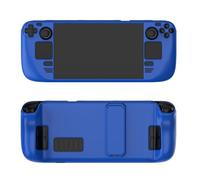 Custodia Protettiva per Steam Deck, Custodia Colorata per Console di Gioco Portatile Custodia Protettiva Antigraffio a Prova di Polvere con Supporto per Steam Deck Oled Accessori (Blu scuro)