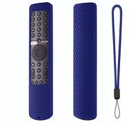 Custodia Protettiva Per Supporto Della Custodia Del Telecomando Vocale Per Xiaomi Mi TV P1 50 43 P1E Q1 75 Q1E 55 XMRM-19 Copertura Protettiva Luminosa Del Telecomando Vocale (Blu notte)