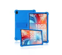 Custodia protettiva per tablet Ainmel 107 da 10,1 pollici, in morbido silicone, delicata sulla pelle, con supporto regolabile, colore blu