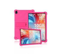 Custodia protettiva per tablet Ainmel AMLC107 da 10,1 pollici, in morbido silicone, delicata sulla pelle, con supporto regolabile (rosa)