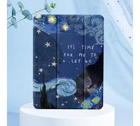 Custodia protettiva per tablet con collage del motivo Notte stellata di Van Gogh, adatta per 9.7/10.2/10.5/10.9/12.9/Pro 11 (10a gen), Galaxy Tab S6 Lite 10.4 pollici, Kindle Paperwhite 12a gen (2024)
