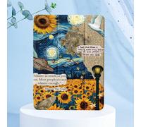 Custodia protettiva per tablet con motivo collage Notte Stellata di Van Gogh, compatibile con iPad 9.7/10.2/10.5/10.9/12.9/Pro 11 (10a gen), compatibile con Samsung Galaxy Tab S6 Lite 10.4 pollici, co