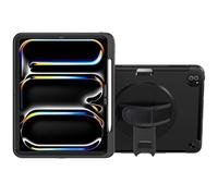 Custodia protettiva per tablet - Custodia protettiva CTA con impugnatura girevole a 360° integrata per iPad Pro 13" (2024) - nero - (PAD-PCGKPRO13)