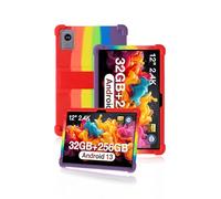 Custodia protettiva per tablet DOOGEE T20 Ultra da 12", in morbido silicone, con supporto antiscivolo, antiurto e resistente alle cadute, colore arcobaleno