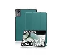 Custodia protettiva per tablet DOOGEE T36 da 12 pollici, yystao sottile con design a tripla piega, custodia rigida compatibile con DOOGEE Tablet T36, verde