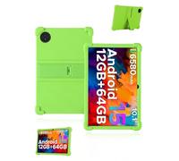 custodia protettiva per tablet DOOGEE TAB A9/A9 PRO 10 pollici 2025, yystao bambini custodia morbida in silicone compatibile con DOOGEE TAB A9/A9 PRO, supporto regolabile (verde)