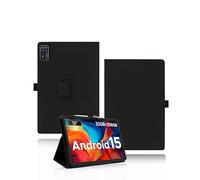 Custodia protettiva per tablet DOOGEE TAB E3+ 12 pollici, yystao in pelle PU, compatibile con DOOGEE Tablet TAB E3+, cinturino da polso, design completamente avvolgente, nero
