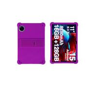 Custodia protettiva per tablet DOOGEE U11 2025 da 11'' Android 15, custodia antiurto in silicone, custodia sottile e resistente, impermeabile, antigraffio, viola