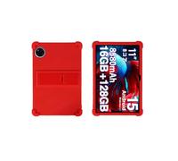 Custodia protettiva per tablet DOOGEE U11 2025 da 11" Android 15, custodia antiurto in silicone, custodia sottile e resistente, impermeabile, antigraffio, rossa